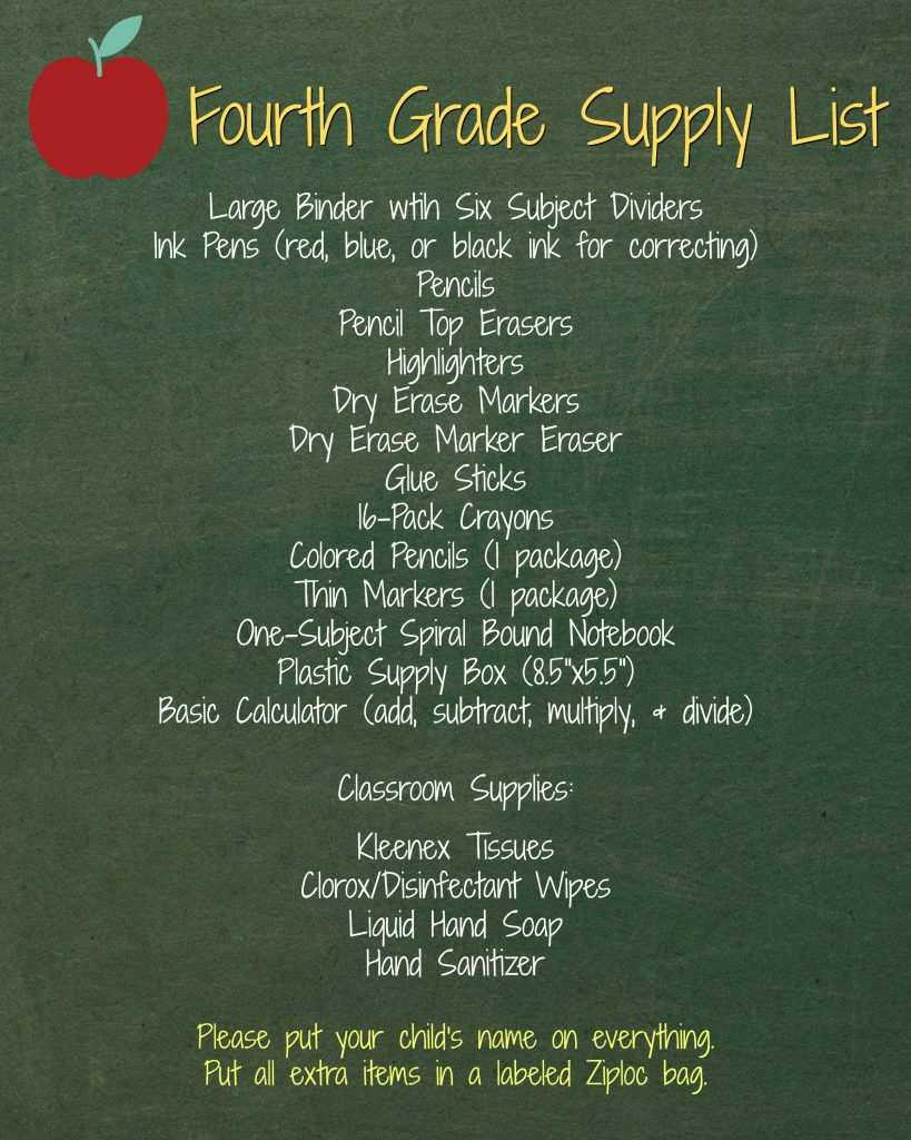 4th-grade-supply-list-neshannock-township-school-district