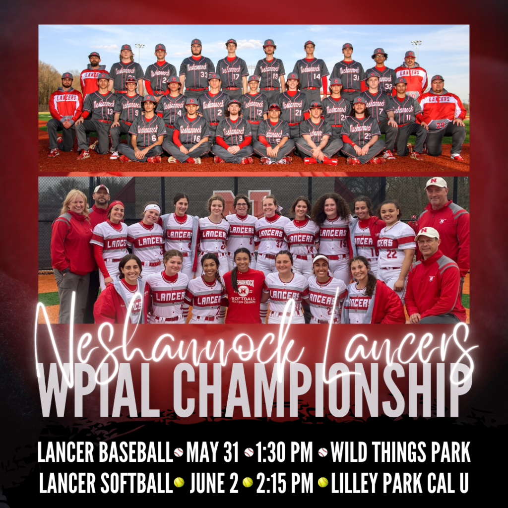 Baseball and Softball Teams WPIAL Bound Neshannock Township School