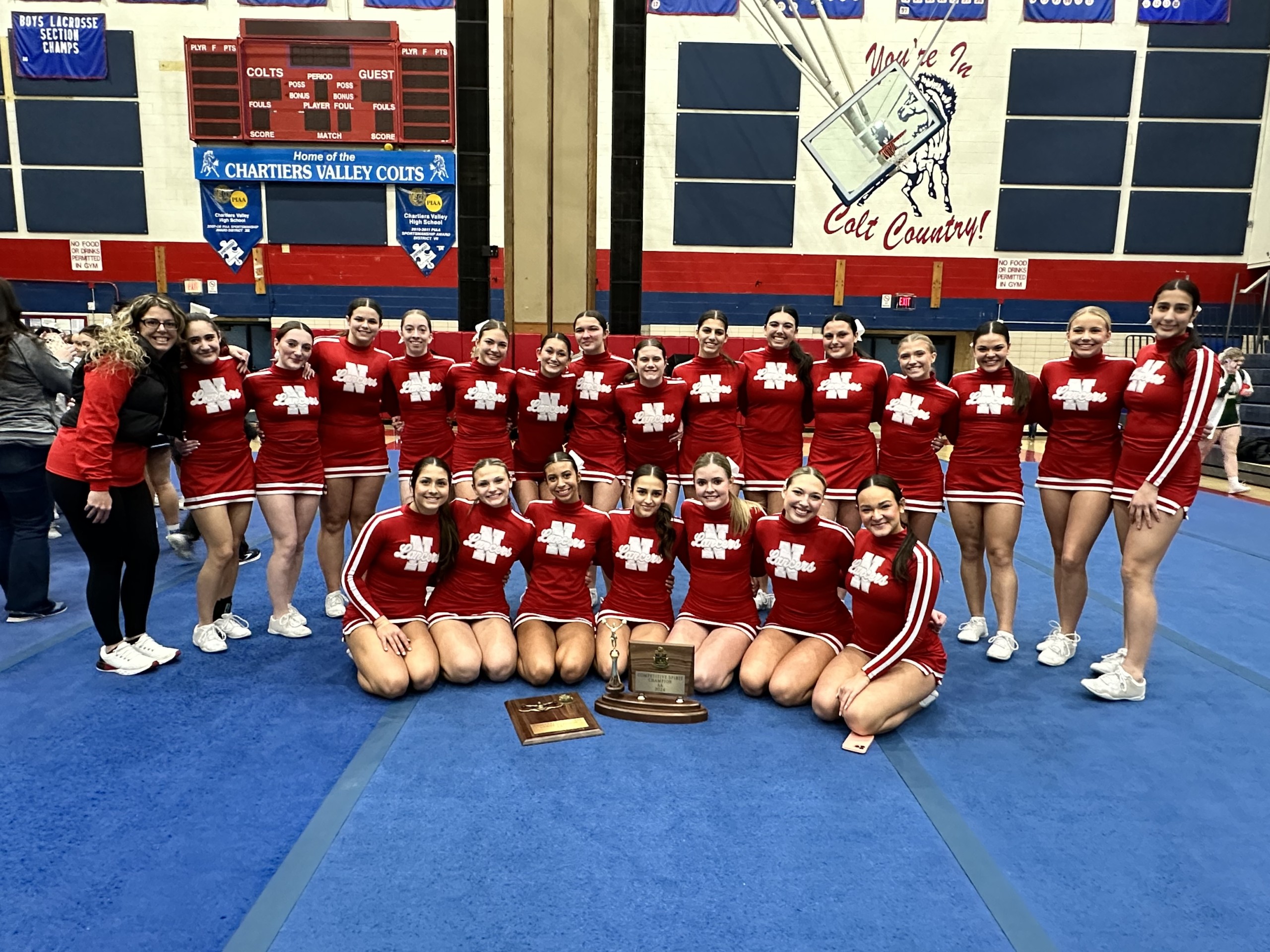 Lancer Cheer Wins WPIAL Gold - Neshannock Township School District